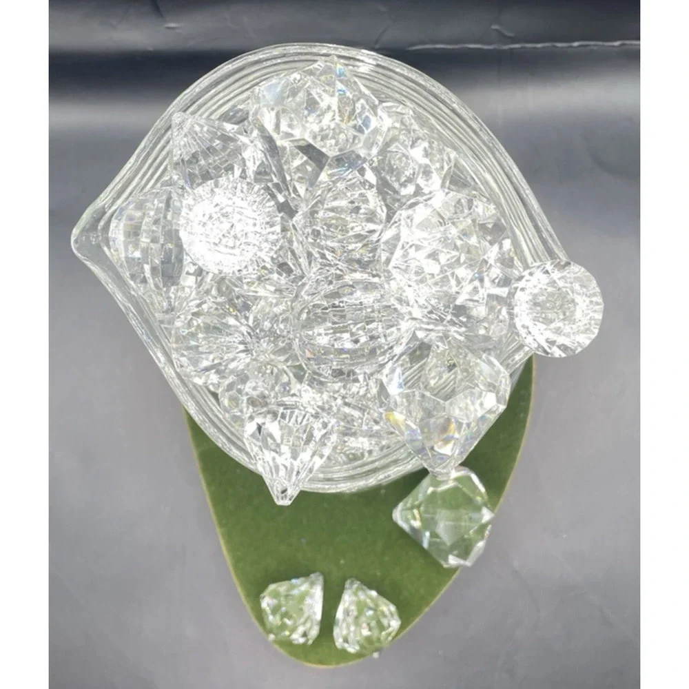 Dainty Realistic Unzipped Glass Sack Bag/Bowl/Jar